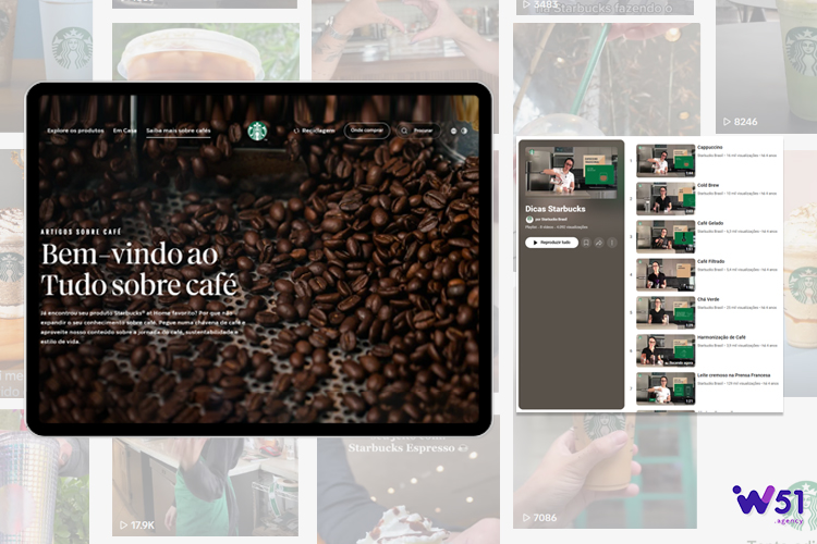W51 AGENCY - Blog - Como criar uma estratégia de conteúdo para aumentar a autoridade da sua marca - Imagem Starbucks - estrategia de conteúdo - dicas 